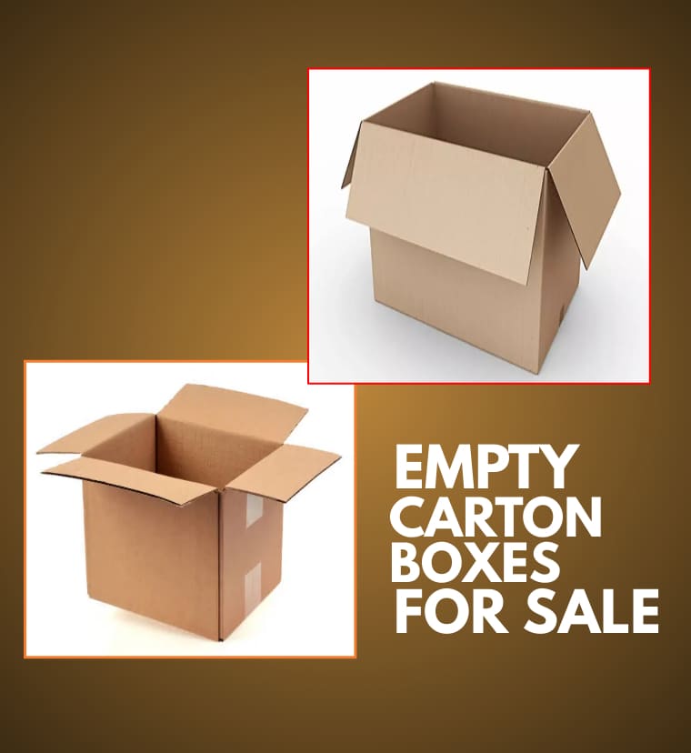 Empty Carton Boxes for sale
