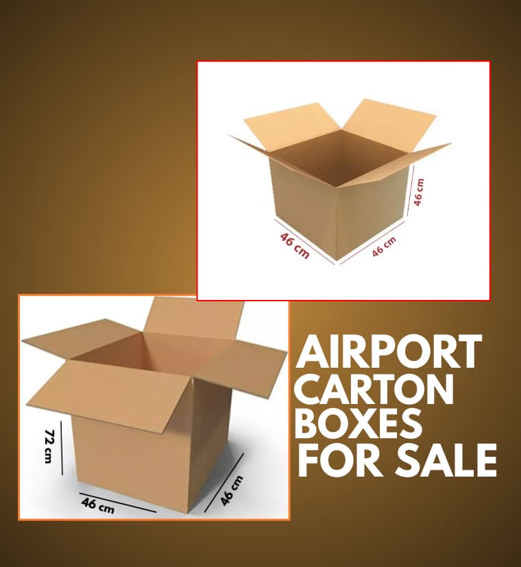 airport carton boxes for sale
