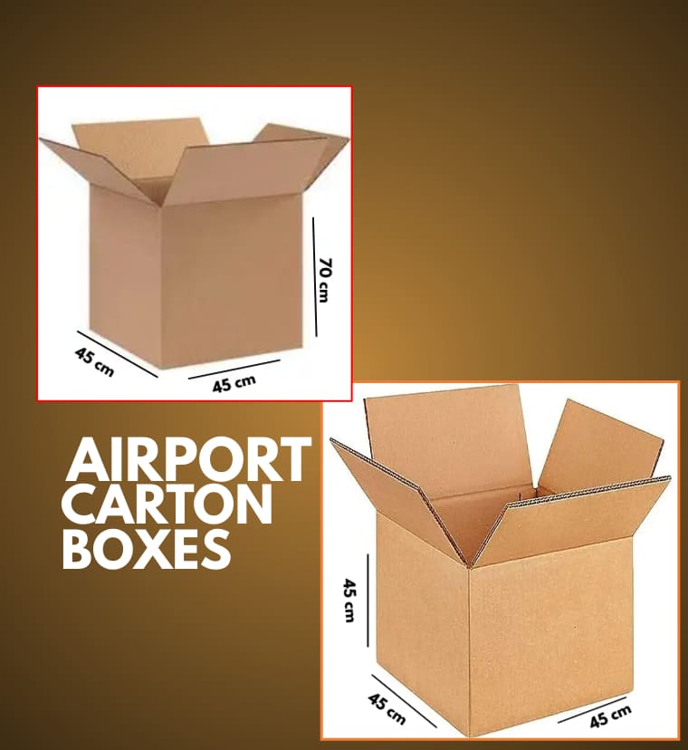 airport carton boxes