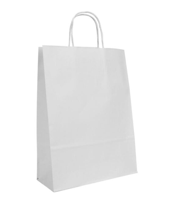 White Paper Bags XL-35x17x35 CM