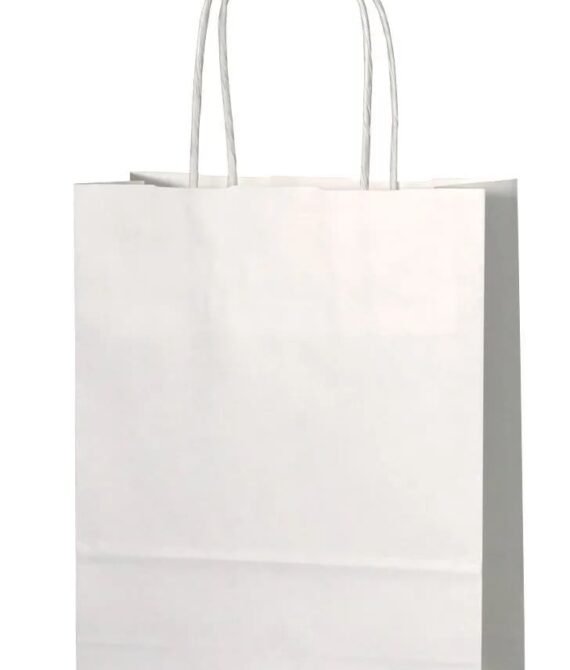 White Paper Bags XSmall-23x10x26CM